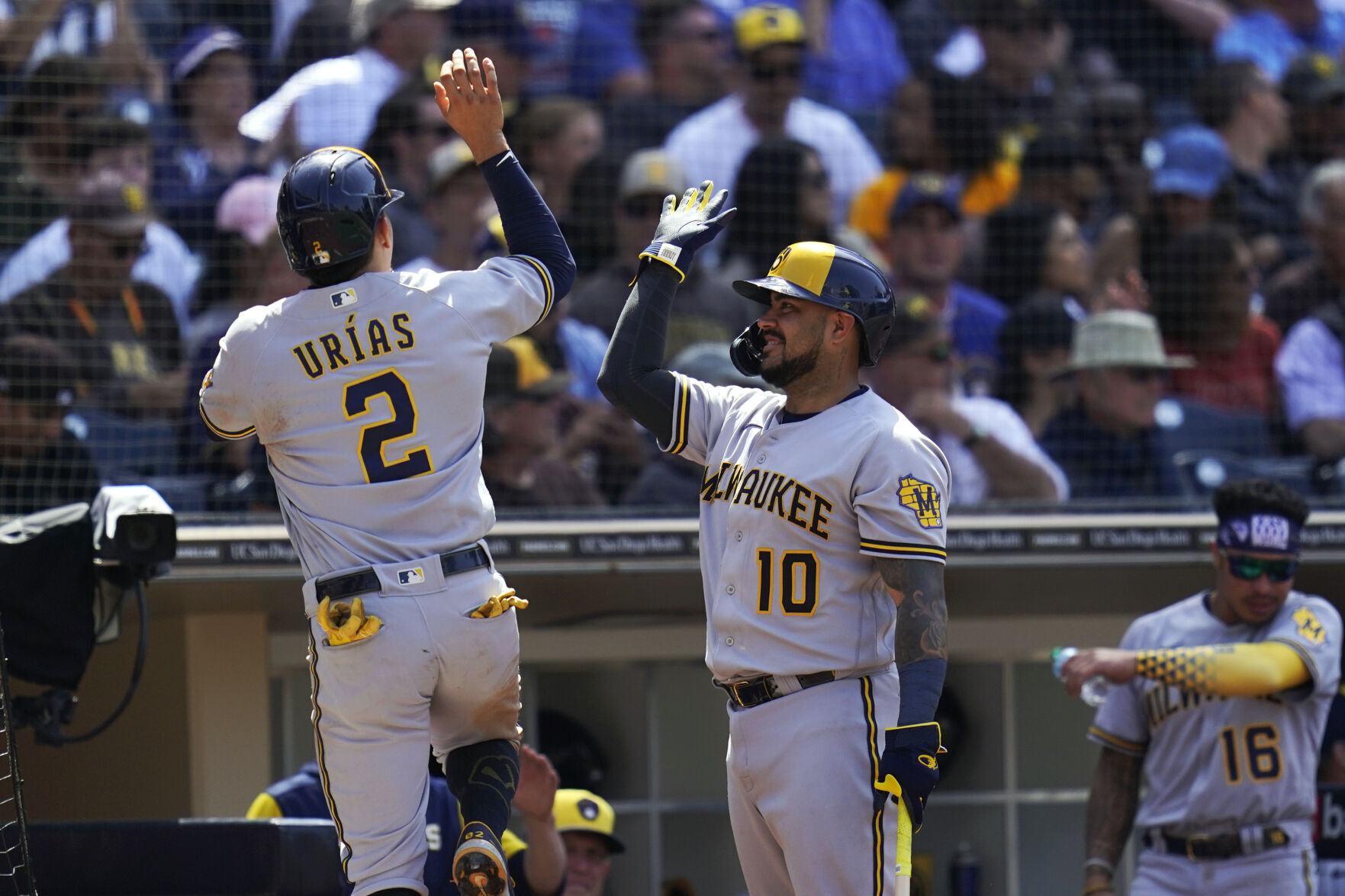 Brewers Padres Baseball